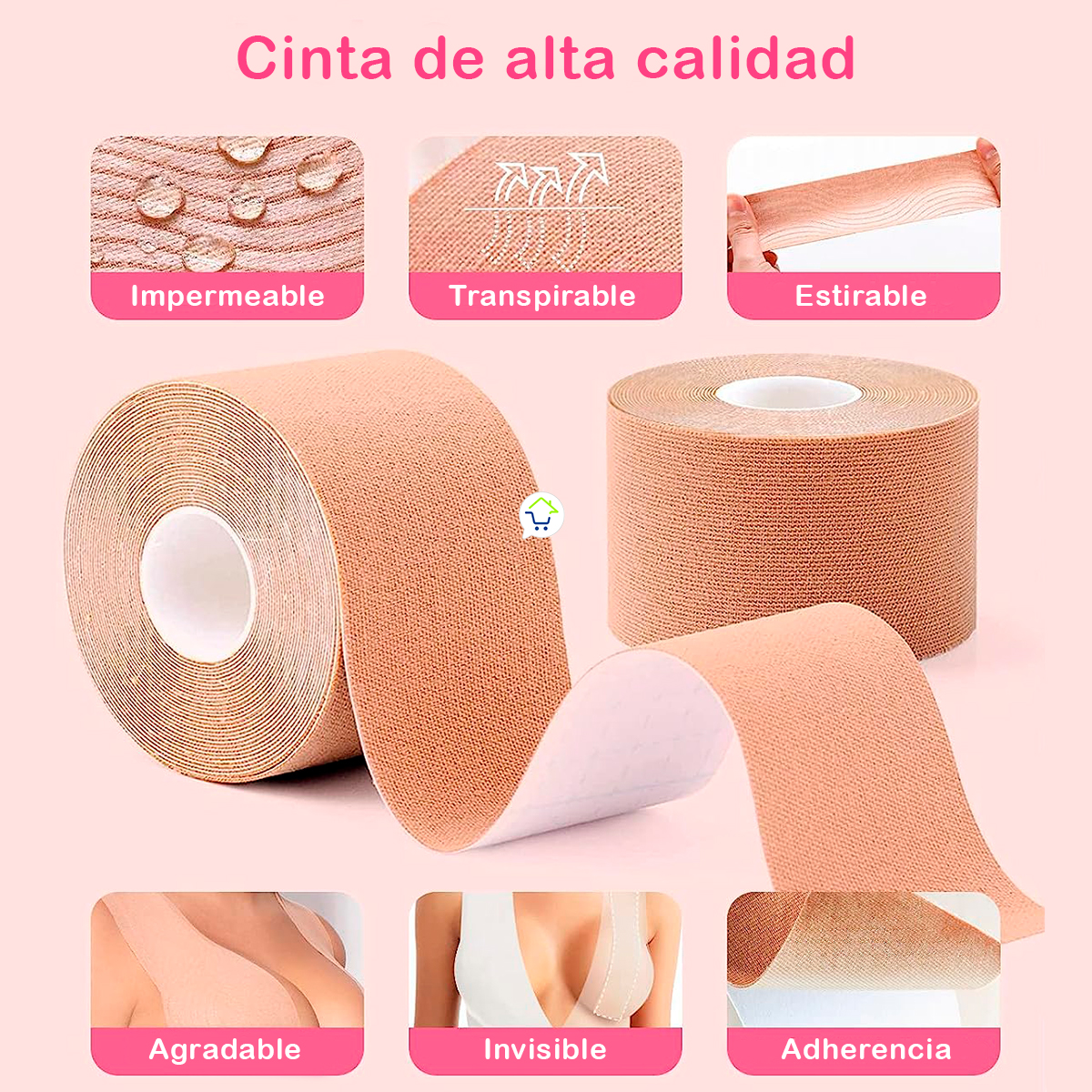 Miniatura 8 de Cinta Adhesiva Pechos Seno CAP13